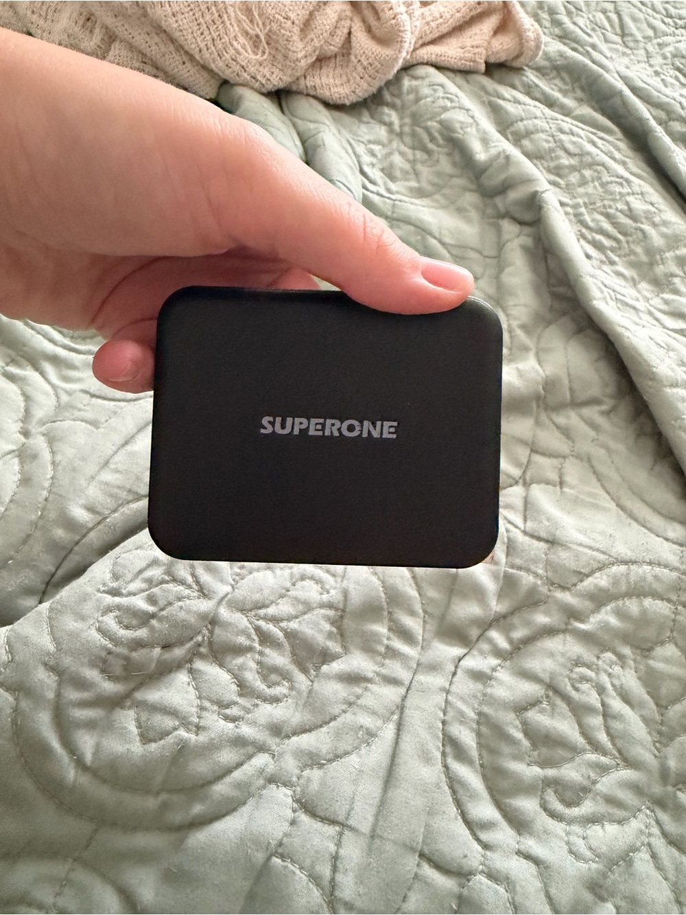 SUPERONE Compact Black Charger/Power Bank